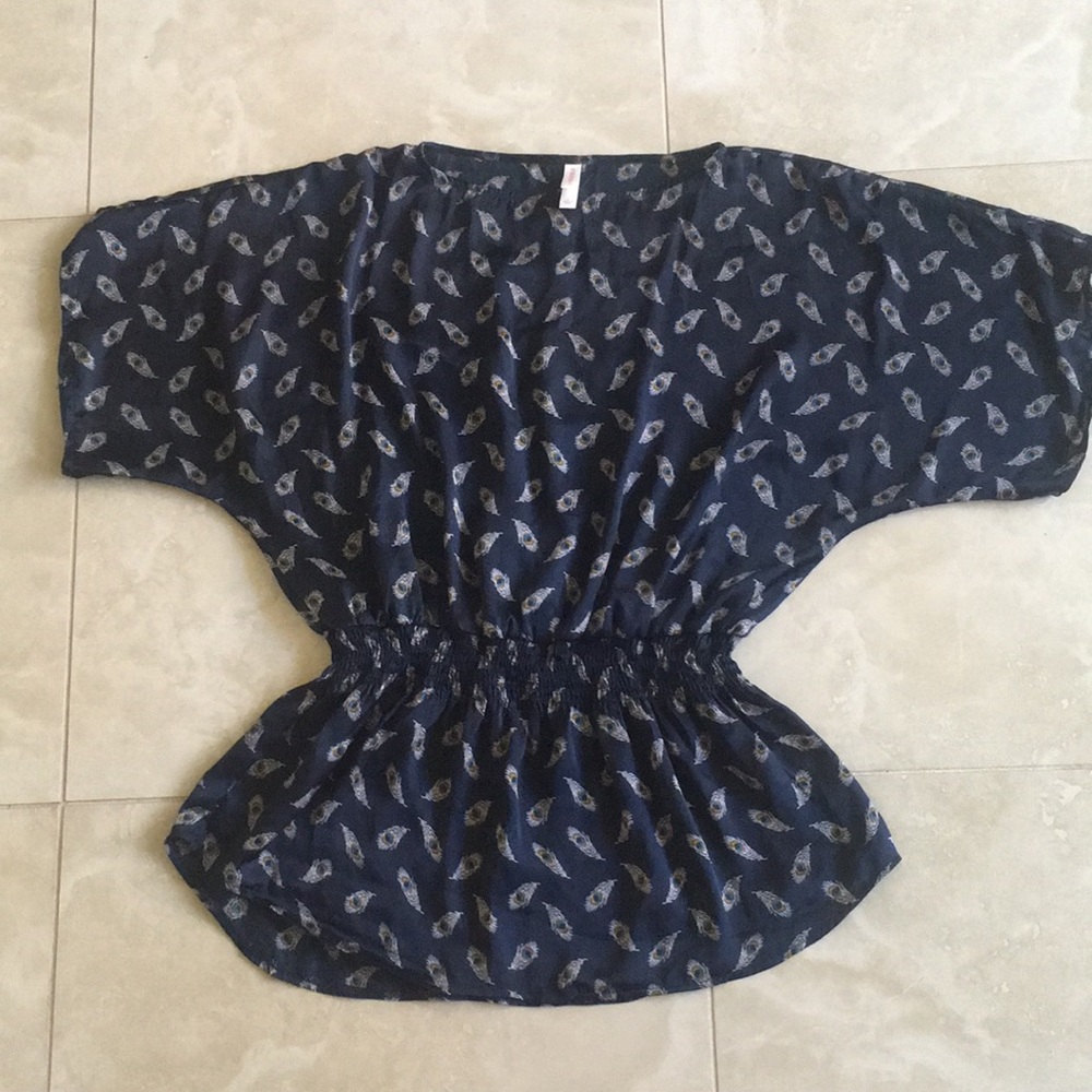 Peacock Feather Top